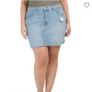 NWT LEVIS Plus Deconstructed Denim Skirt